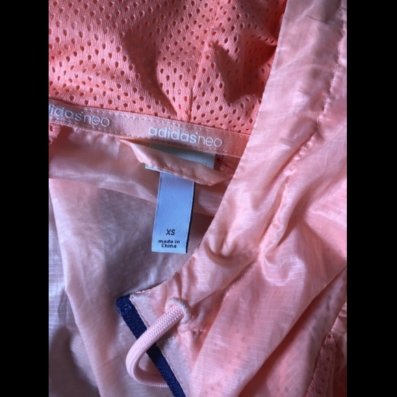 ADIDAS NEO NECTAR PEACH WINDBREAKER JACKET XS - Picture 7 of 7